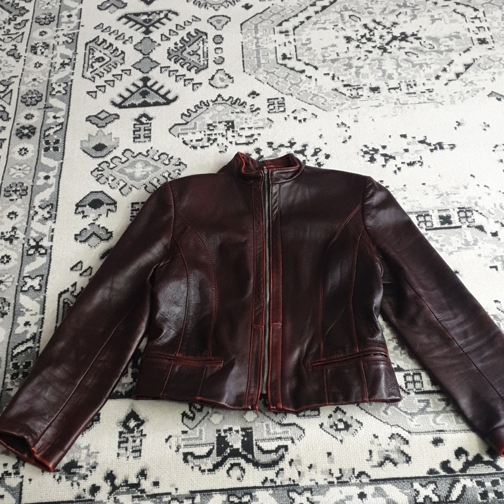 Leather jacket